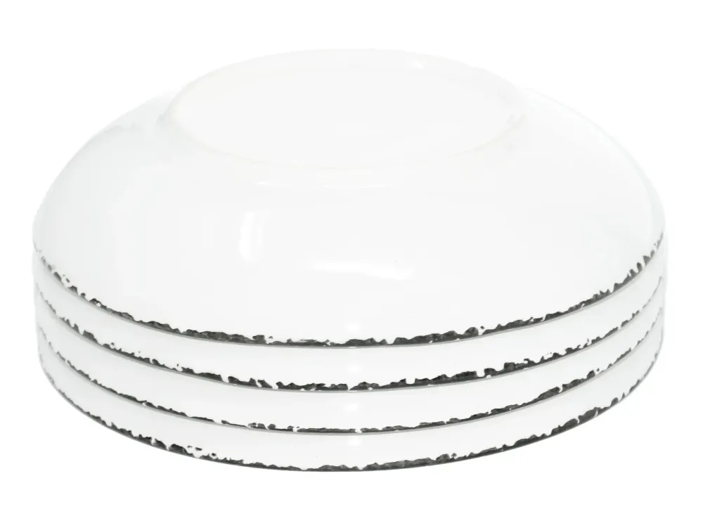Keramik Suppenteller tief Olive, Teller für Suppe rund 19 cm Ø