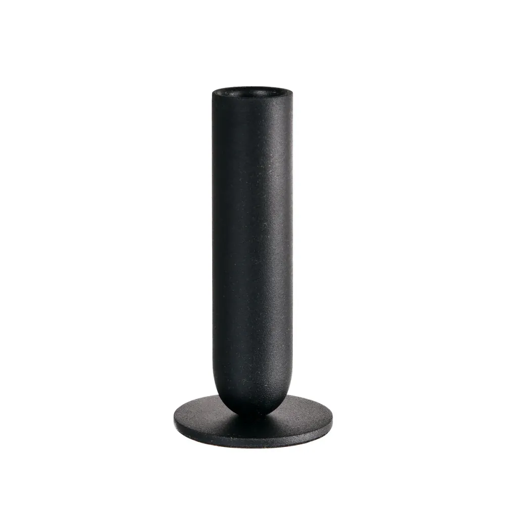 Kerzenhalter aus Metall, 5,7x12 cm, Totem Design für Dekoration | Packung (1 Stück)