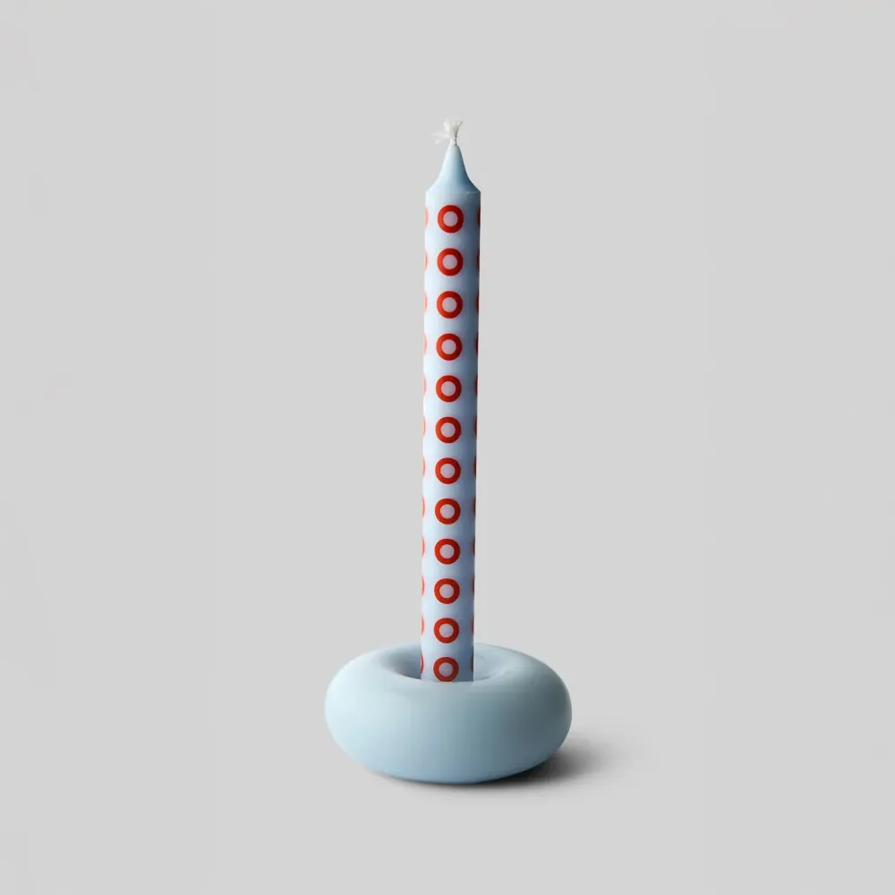 Kerzenhalter „Bob Small Light Blue“ | Zart & modern | Studio About