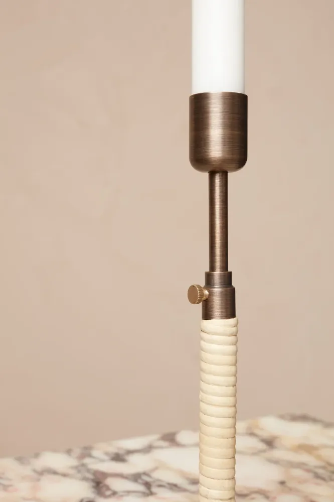 Kerzenhalter DUCA brüniertes Messing
