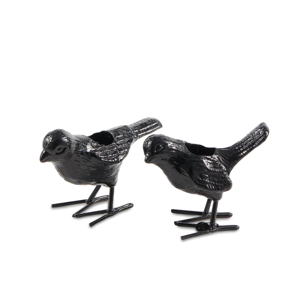 Kerzenhalter FLOCK BIRDS schwarz
