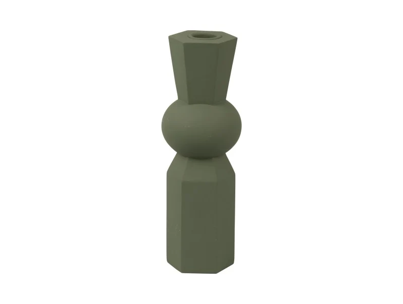 Kerzenhalter Geo King Jungle Green – Present Time Kerzenhalter
