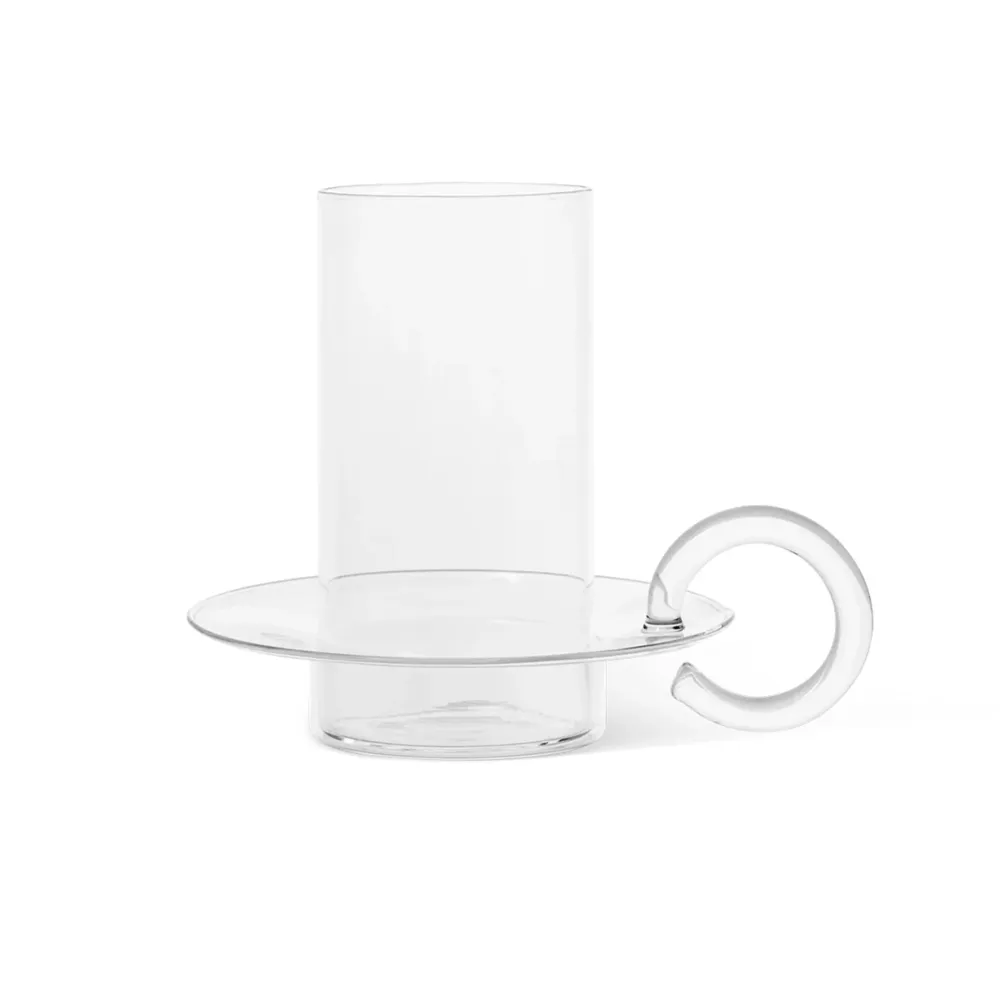 Kerzenhalter LUCE aus mundgeblasenem Glas