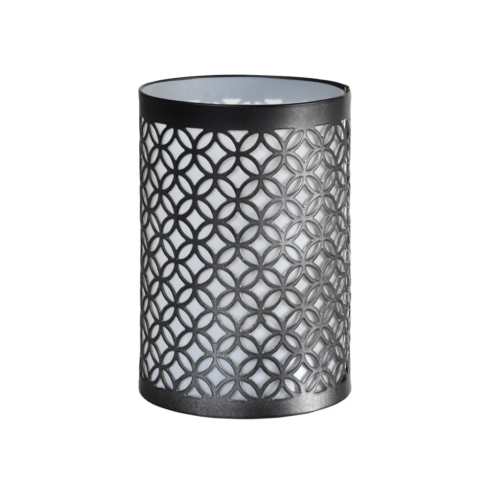 Kerzenhalter Metall, 8,9x13cm - Eleganter Tischdeko | Packung (1 Stück)