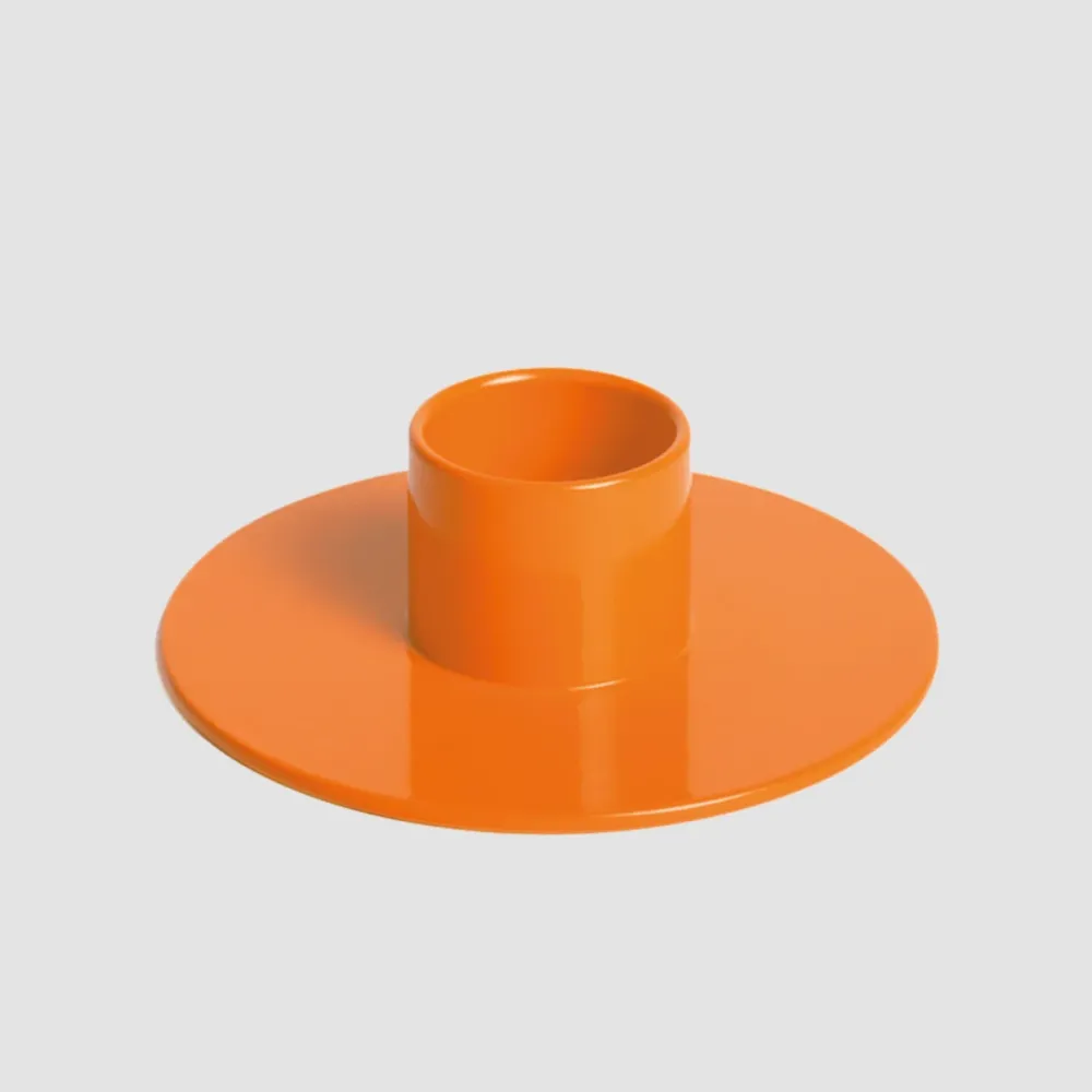 Kerzenhalter, orange