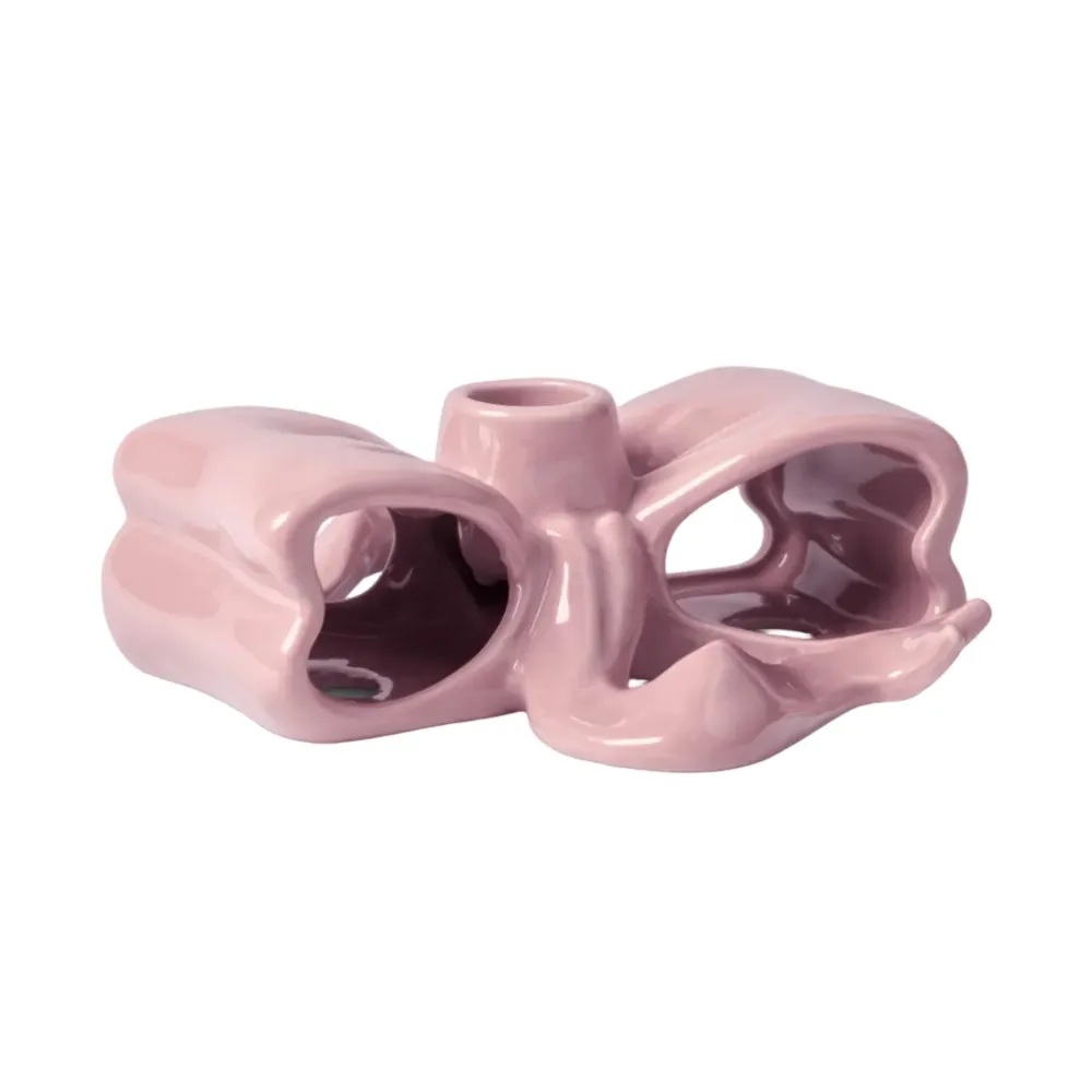 Kerzenhalter RIBBON rosa