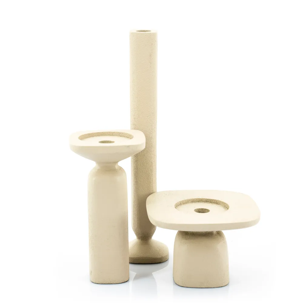 Kerzenhalter SQUAND beige