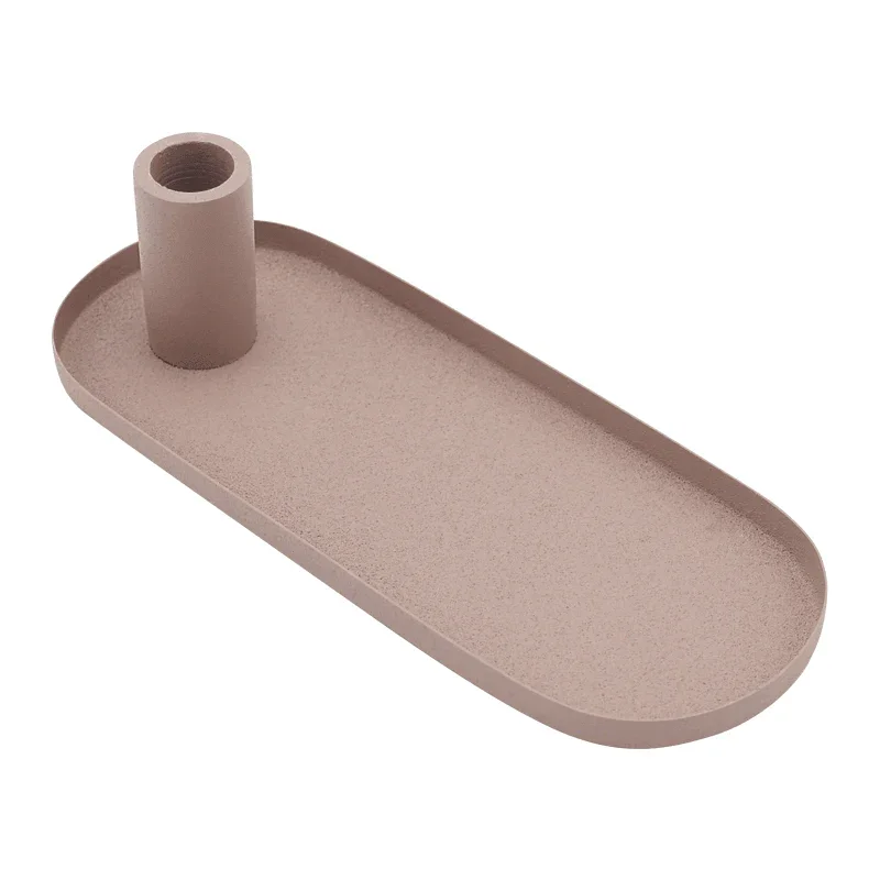 Kerzenhalter für Stabkerzen, Oval, Malva, Ib Laursen