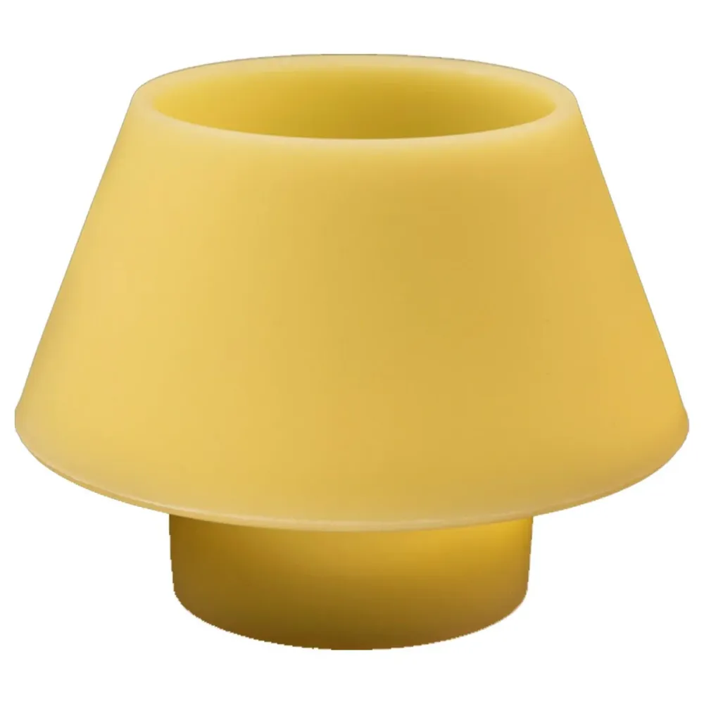 Kerzenhalter für Teelichte Maxi-Silkylight, Gelb, 9 cm
