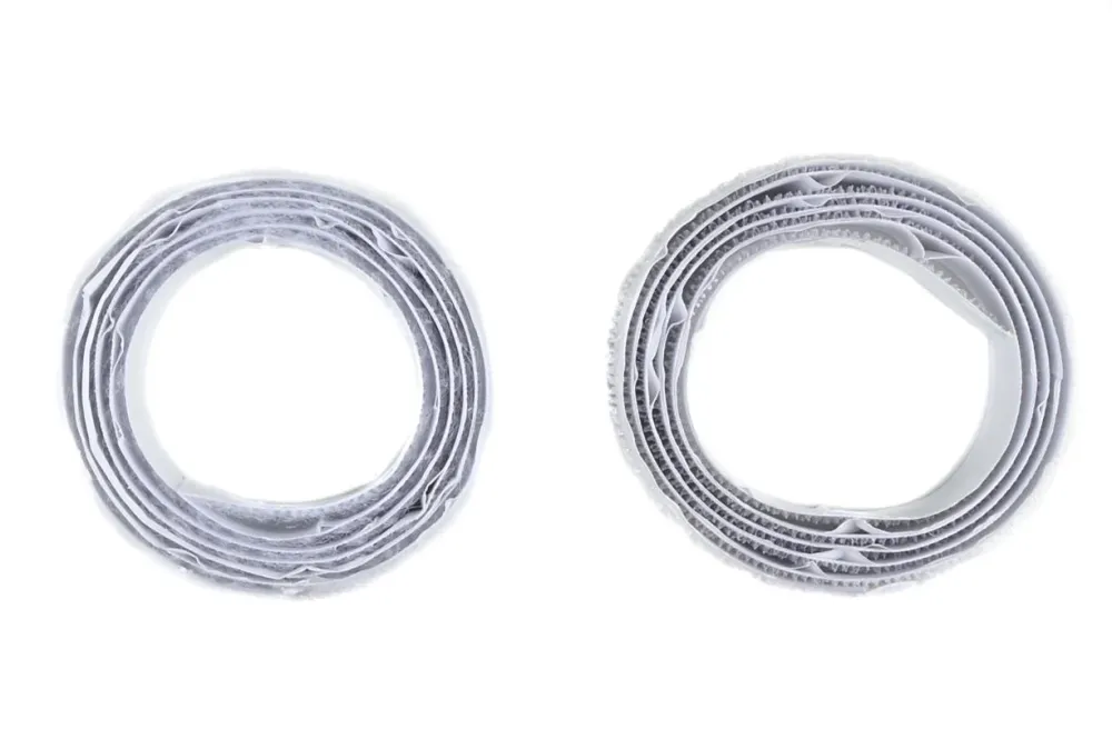 Klettband selbstklebend weiss 1 m
