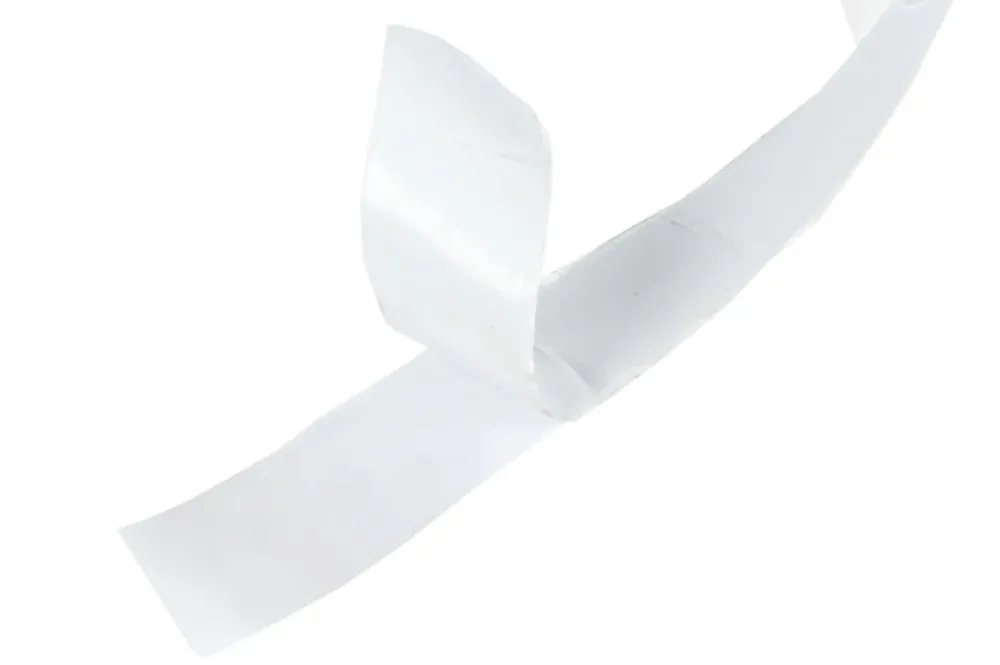 Klettband selbstklebend weiss 1 m