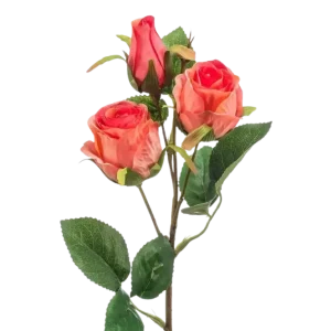Künstliche Rose - Yafet | 44 cm, Steckpflanze