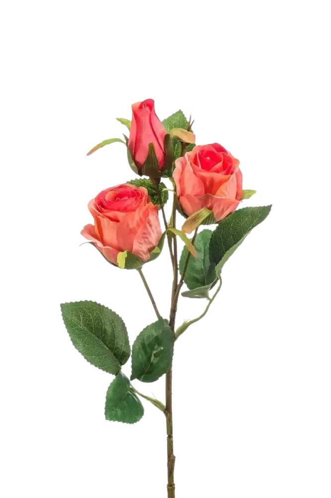 Künstliche Rose - Yafet | 44 cm, Steckpflanze