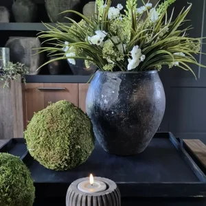 Künstlicher Blumenstrauß, weiß - gebunden