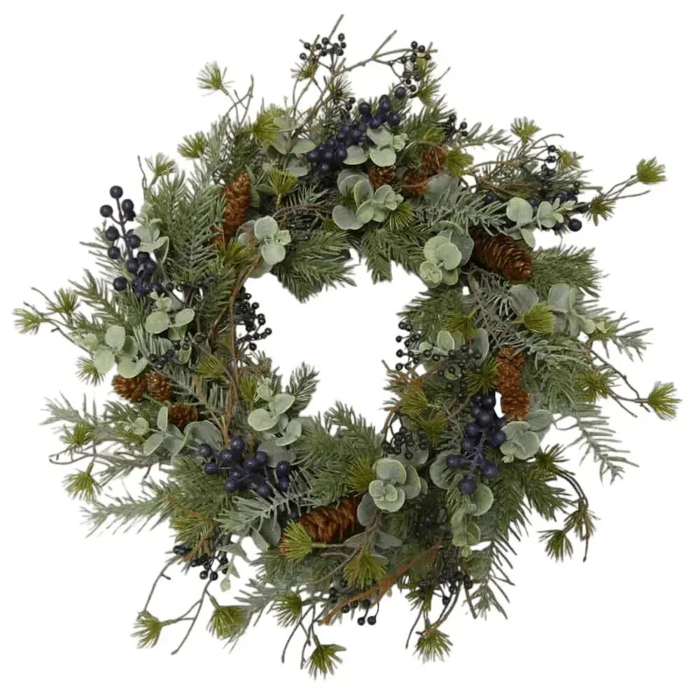 Künstlicher Eukalyptus-Kranz - Till, 45 cm