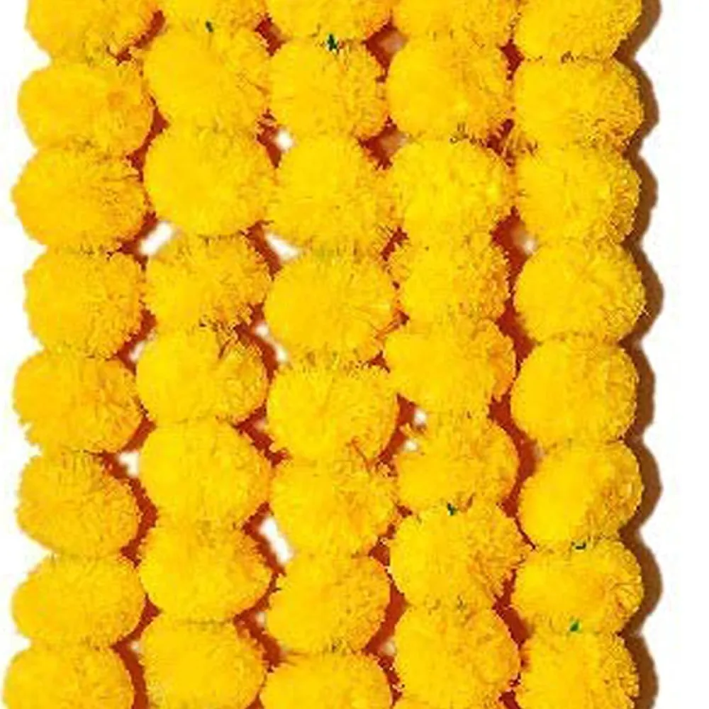 Künstlicher Genda Phool - Gelb - 1 Stk