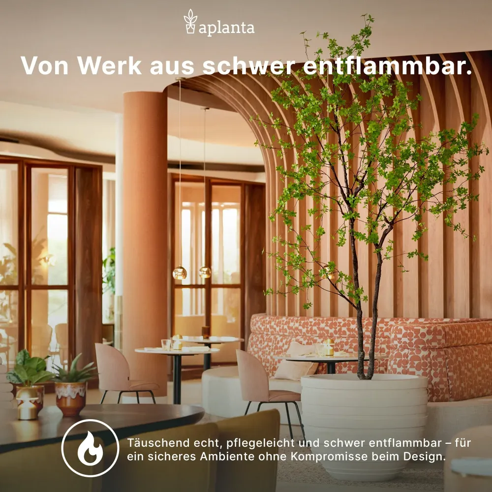 Künstlicher Gingko - Titus | 145 cm feuerhemmend