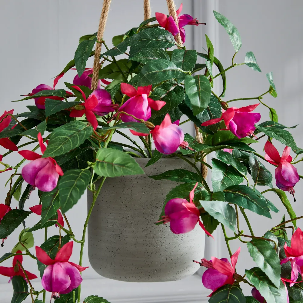 Künstlicher Hänge-Fuchsie – Ignatia | 80 cm