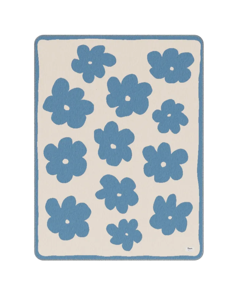 Koc FLO Himmelblau und Ecru