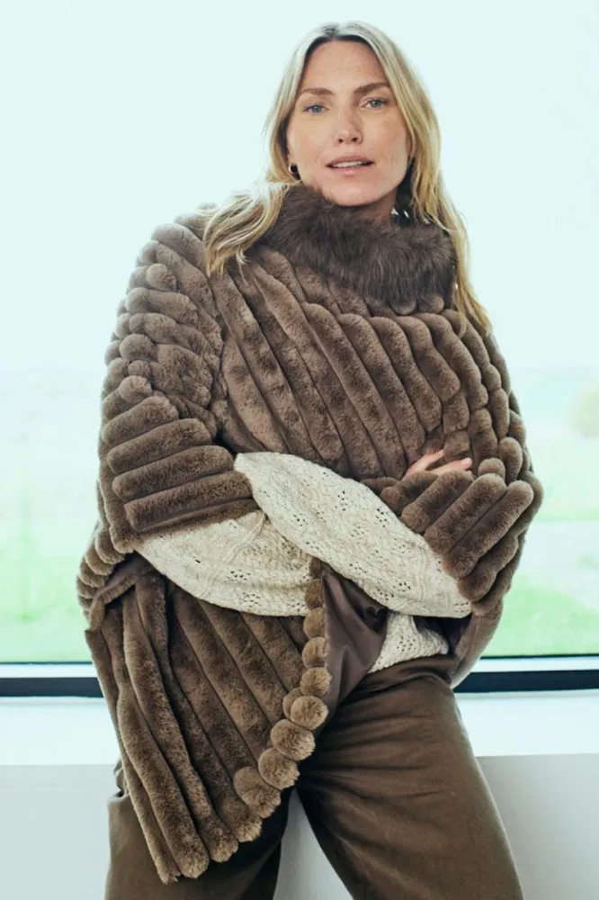 Kokan Cape 206734 | Desert Taupe W. Morel | Jacke von Freequent
