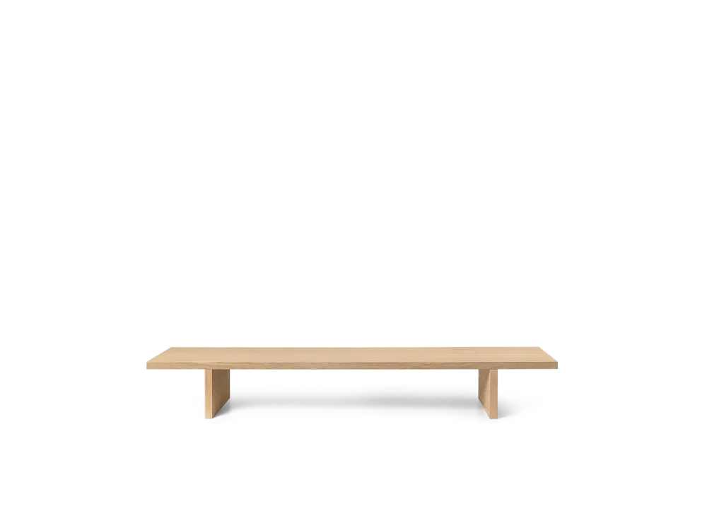 Kona Display Table - Natural Oak Veneer