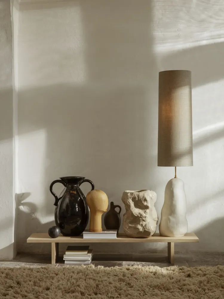 Kona Display Table - Natural Oak Veneer