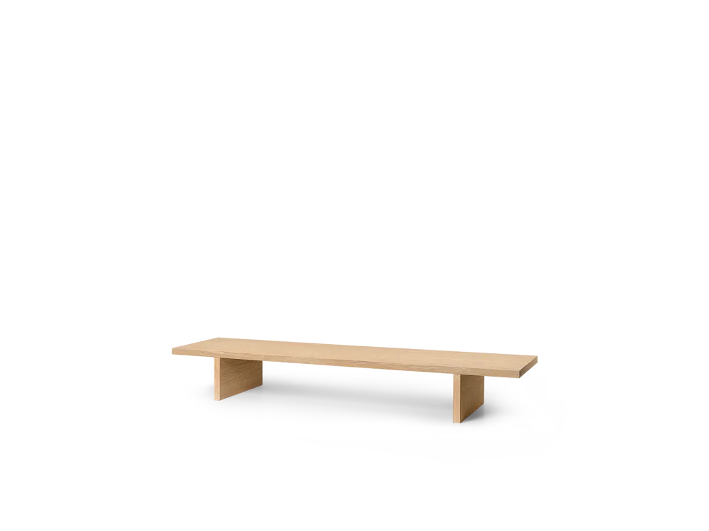Kona Display Table - Natural Oak Veneer