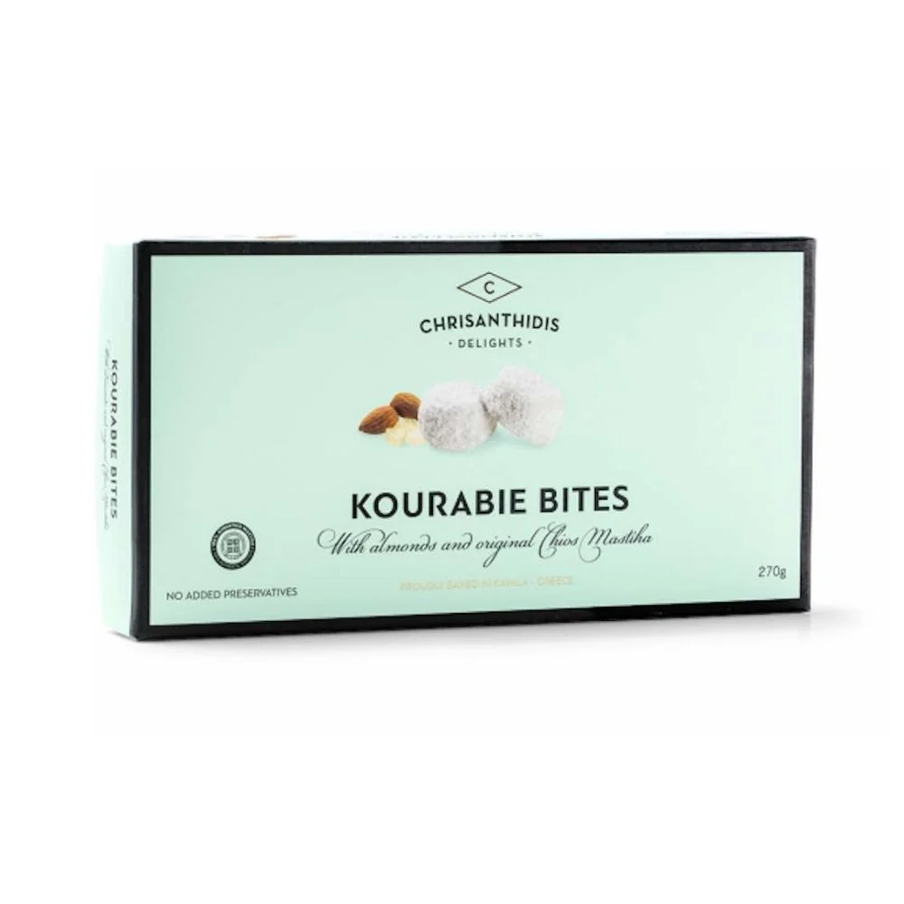 Kourabiedes Bites mit Mandeln und Mastix "Chrisanthidis" 270g