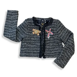 Kurz-Jacke Blau Gr.122 | Papmpolina