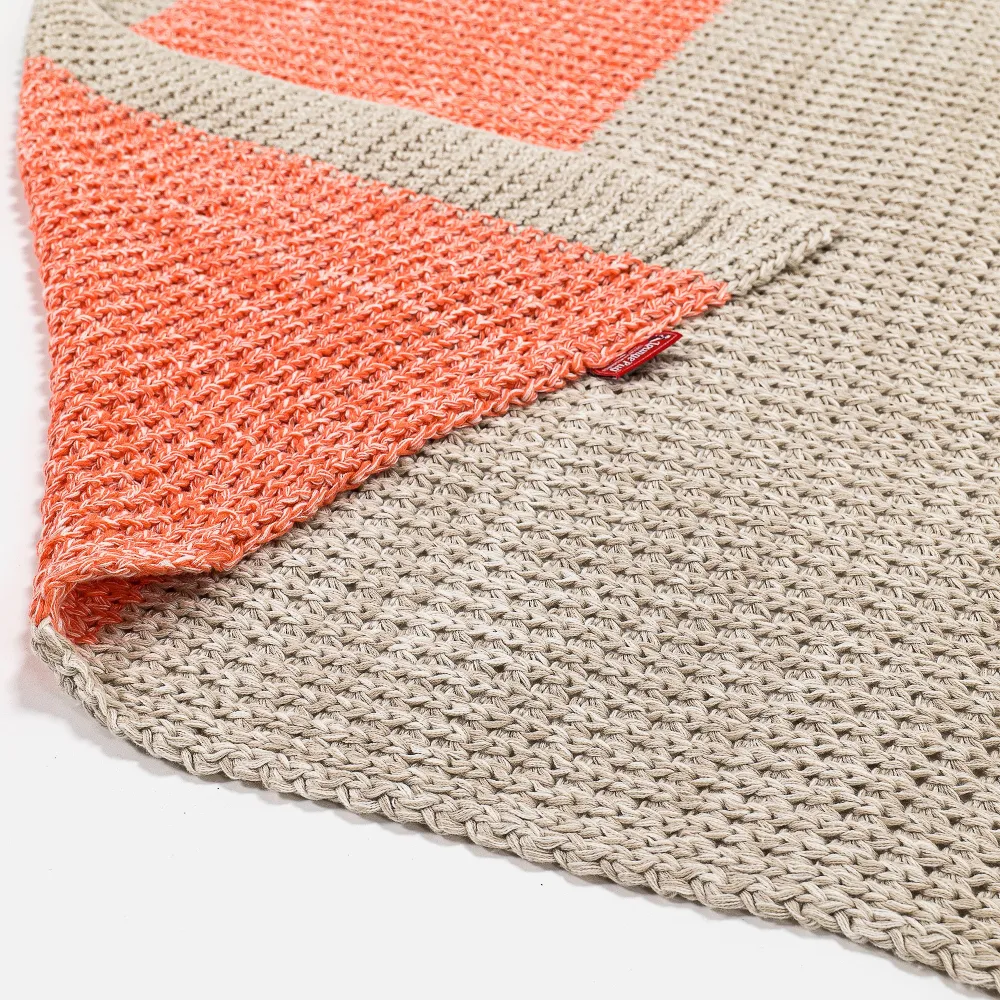 Kuscheldecke / Tagesdecke - Gestrickte Chester Pink