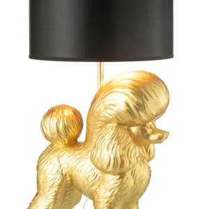 Lamp Poedel Hars Goud