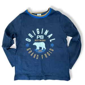 Langarmshirt Blau Gr.116 | Petit Bateau