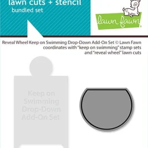 Lawn Fawn Reveal Wheel Templates: Keep On Swimming Drop-Down Add-On