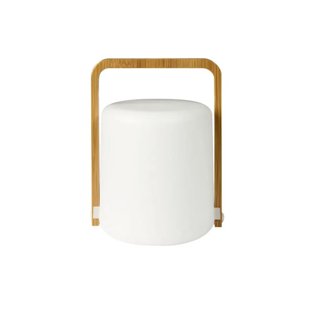 LED Kerzenhalter aus Bambus - Stilvoller Sibling Dekorateur | Packung (1 Stück)