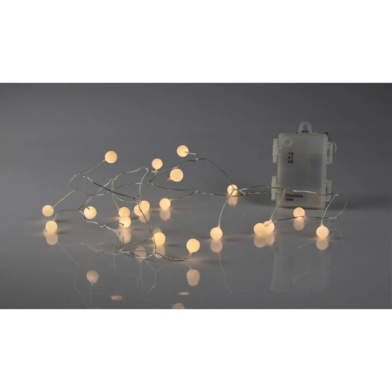 LED Lichterkette ' Kugeln' 60 Lichter