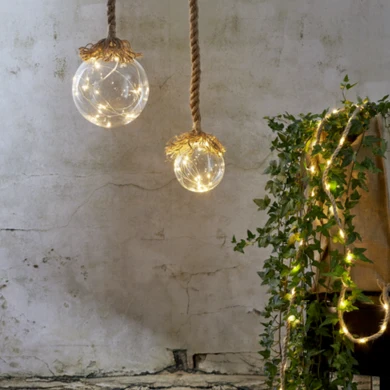 LED-Lichterkette Jutta 200 cm Batteriebetrieben mit Timer