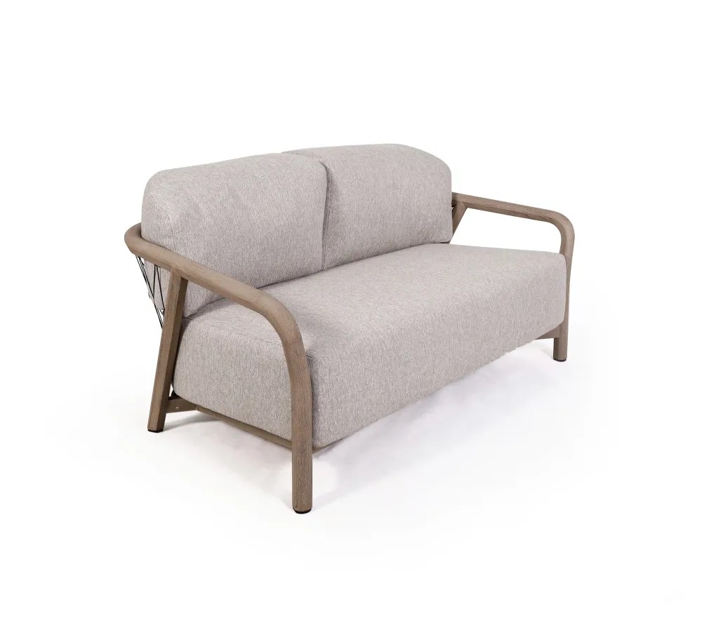 Les Jardins Chester 2-Sitzer-Sofa mit Kissen