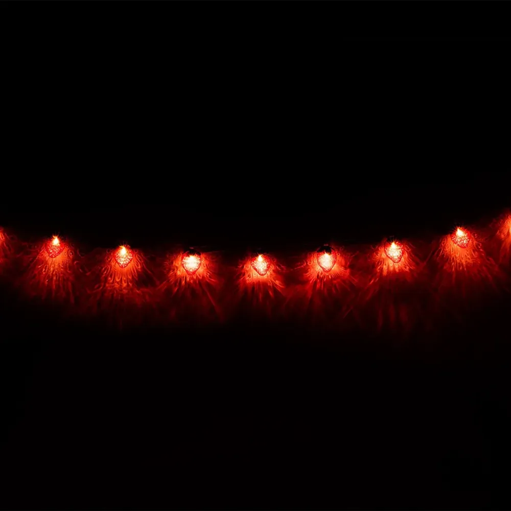 Lichterkette Erdbeeren. 285 cm