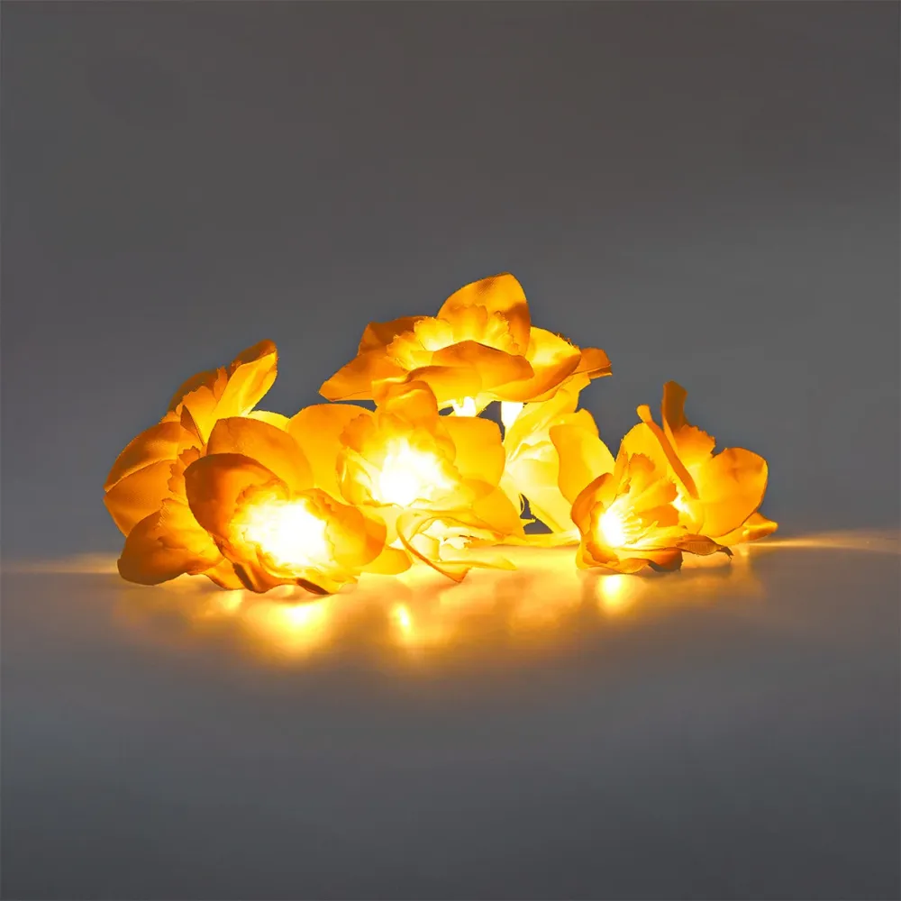 Lichterkette - Gelbe Narzissen