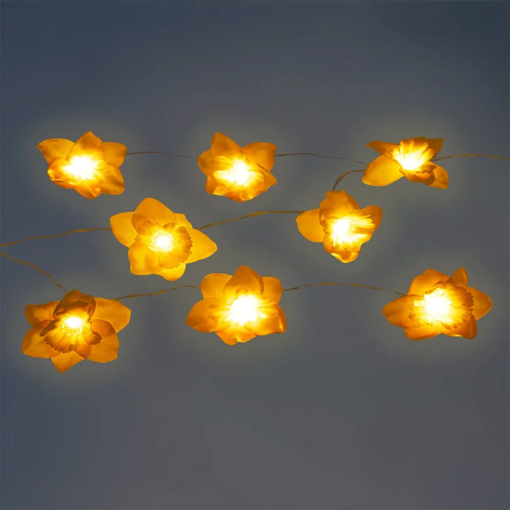 Lichterkette - Gelbe Narzissen