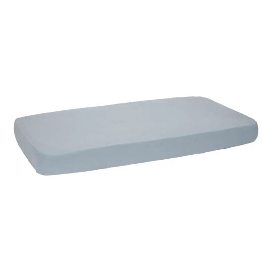 Little Dutch Spannbetttuch Einzelbett Pure Denim Blau 90x200cm