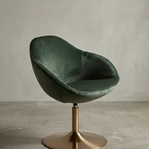 Loungesessel Samt mit 360° Drehfunktion