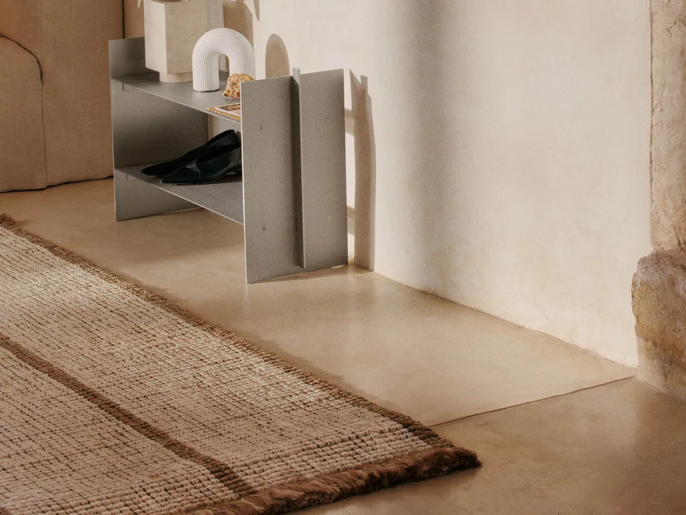 Läufer ATHENS STRIPES creme mit Jute