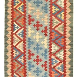 Läufer Kelim - Oriental - 194 x 84 cm - mehrfarbig