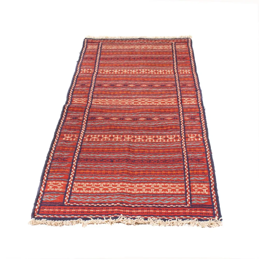 Läufer Kelim - Oriental - 200 x 70 cm - mehrfarbig