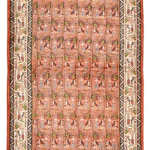 Läufer Perser - Mir - 245 x 100 cm - hellrot