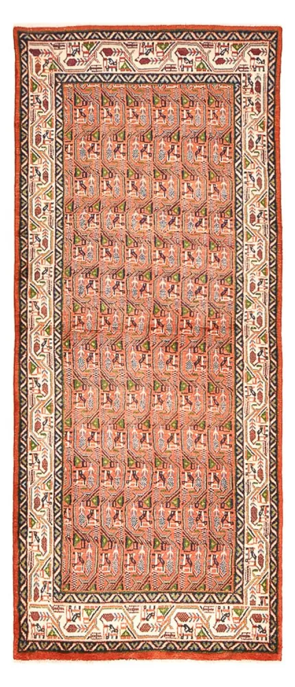Läufer Perser - Mir - 245 x 100 cm - hellrot