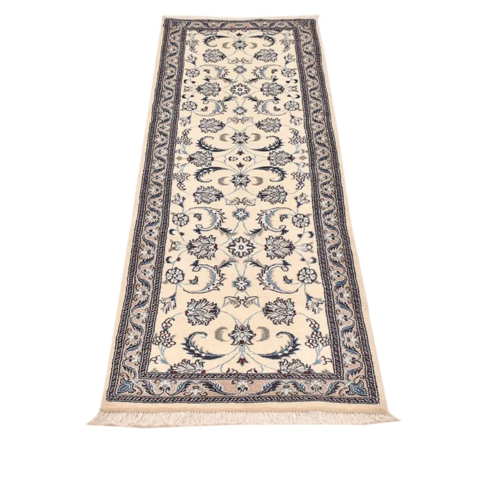 Läufer Perser - Nain - Royal - 202 x 58 cm - creme