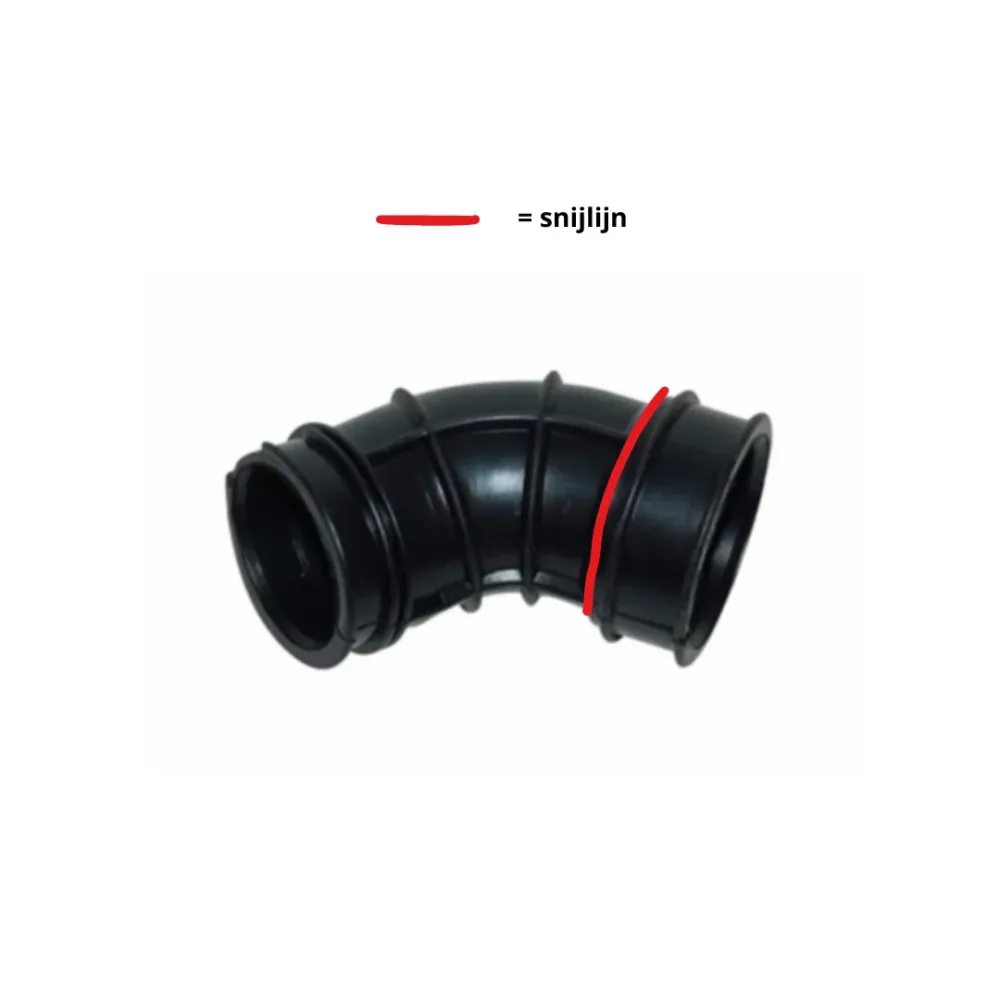 Luftfilterschlauch 50 mm für PWK-Vergaser Piaggio Skipper / Gilera Läufer 125-180cc 2 Strich