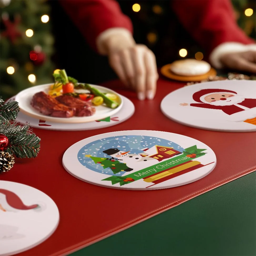 Malen nach Zahlen - Weihnachts-Tischsets | 4 Stück